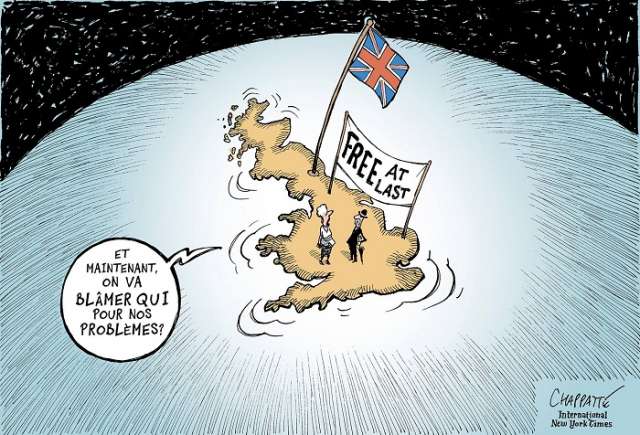 Les Britanniques ont choisi de se séparer de l’UE - CARICATURE